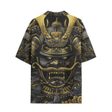 Hawaiian Shirt Golden Samurai Japanese Artwork