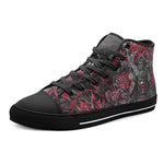 High-Top Canvas Shoes Japanese samurai Fantasy Art