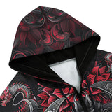 Men's Zip Up Hoodie Japanese samurai Fantasy Art