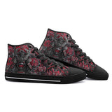 High-Top Canvas Shoes Japanese samurai Fantasy Art