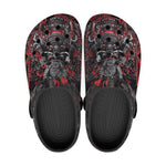Classic Clogs Samurai Armor in Black and Red