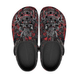 Classic Clogs Samurai Armor in Black and Red