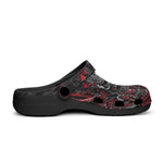 Classic Clogs Samurai Armor in Black and Red