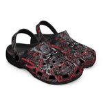 Classic Clogs Samurai Armor in Black and Red