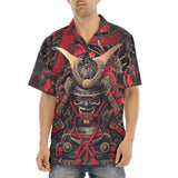 Hawaiian Shirt Japanese Samurai Collage