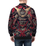 Bomber Jacket Japanese Samurai Collage