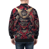 Bomber Jacket Japanese Samurai Collage