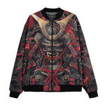 Bomber Jacket Japanese Samurai Collage