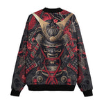 Bomber Jacket Japanese Samurai Collage