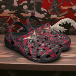 Classic Clogs Japanese Samurai Collage