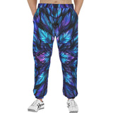 Men's Sweatpants Neon Leaves Glowing Edges