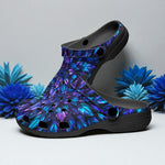 Classic Clogs Neon Leaves Glowing Edges