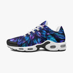 Air Cushion Sneakers Neon Leaves Glowing Edges