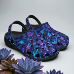 Classic Clogs Neon Leaves Glowing Edges