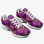 Air Cushion Sneakers Purple Neon Leaves