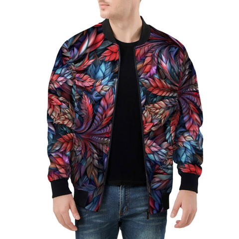 Bomber Jacket Stained Glass Fractal Design