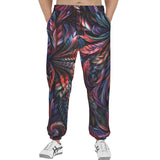 Men's Sweatpants Stained Glass Fractal Design