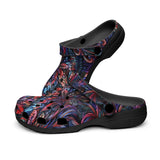 Classic Clogs Stained Glass Fractal Design