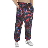 Men's Sweatpants Stained Glass Fractal Design