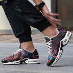 Air Cushion Sneakers Stained Glass Fractal Design
