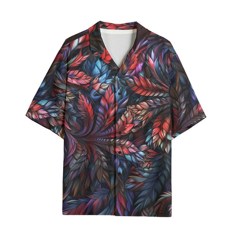 Hawaiian Shirt Stained Glass Fractal Design