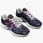 Air Cushion Sneakers Neon Flower Colorful Leaves
