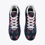 Air Cushion Sneakers Neon Flower Colorful Leaves