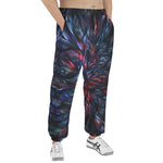 Men's Sweatpants Neon Flower Colorful Leaves