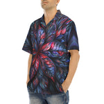 Hawaiian Shirt Neon Flower Colorful Leaves