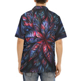 Hawaiian Shirt Neon Flower Colorful Leaves