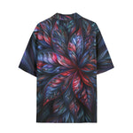 Hawaiian Shirt Neon Flower Colorful Leaves