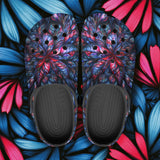 Classic Clogs Neon Flower Colorful Leaves