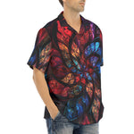 Hawaiian Shirt Petals in Vibrant Reds and Blues