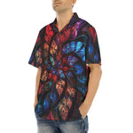 Hawaiian Shirt Petals in Vibrant Reds and Blues