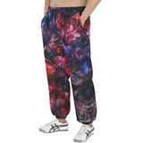 Men's Sweatpants Art of Red and Blue Fractal