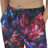 Men's Sweatpants Art of Red and Blue Fractal