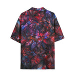 Hawaiian Shirt Art of Red and Blue Fractal