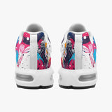 Air Cushion Sneakers Colorful Paint Splashes