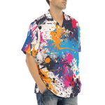Hawaiian Shirt Colorful Paint Splashes