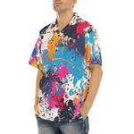 Hawaiian Shirt Colorful Paint Splashes
