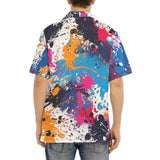 Hawaiian Shirt Colorful Paint Splashes