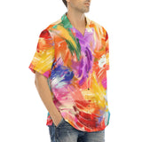 Hawaiian Shirt Colorful Paint Splashes