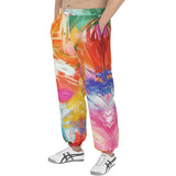 Men's Sweatpants Colorful Paint Splashes