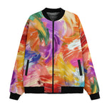 Bomber Jacket Colorful Paint Splashes