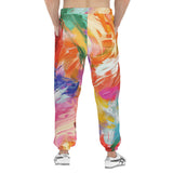 Men's Sweatpants Colorful Paint Splashes