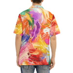 Hawaiian Shirt Colorful Paint Splashes