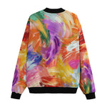 Bomber Jacket Colorful Paint Splashes