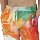 Men's Sweatpants Colorful Paint Splashes