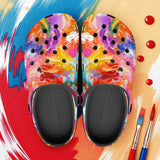 Classic Clogs Colorful Paint Splashes