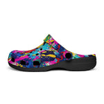 Classic Clogs Colorful Paint Splashes